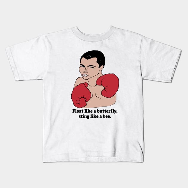 MUHAMMAD ALI FAN ART!! Kids T-Shirt by cartoonistguy